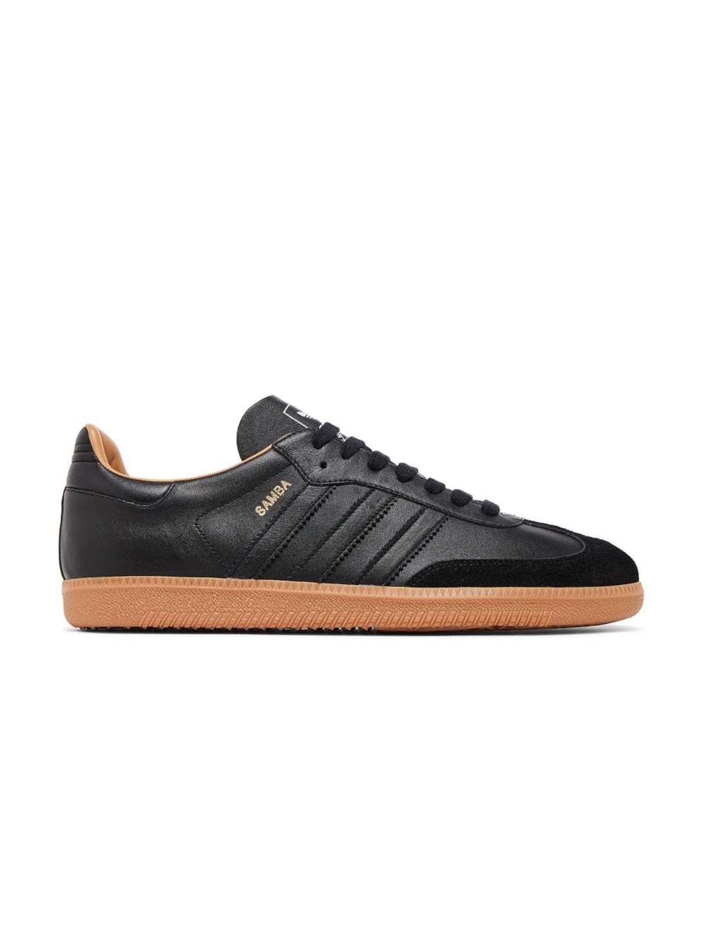 adidas Samba OG Women’s Black Leather & Suede Sneakers - Made in Italy. RARE.